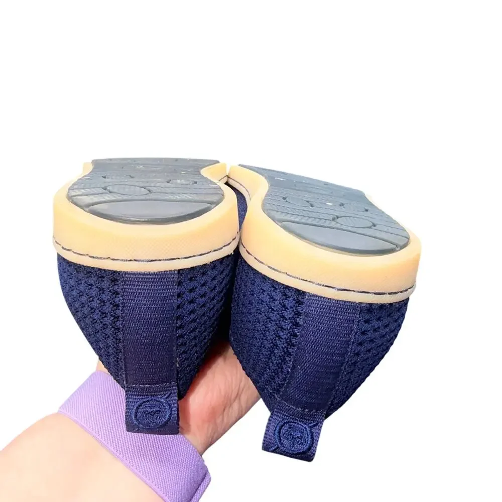 Born Knit Slip On Sneakers Navy Blue Comfort Walking Shoes Women’s 10M